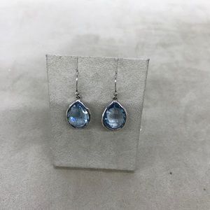 Ippolita blue topaz sterling silver earrings